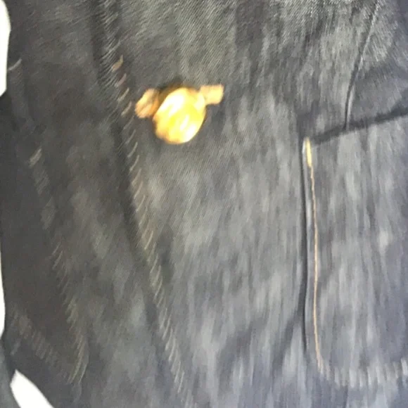 DSquared2 Size 46 Tailored Denim Blazer w Gorgeous contrast stitching - Picture 3 of 10